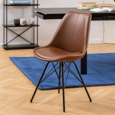 Jídelní židle Eris (SET 2 ks), hnědá - 9