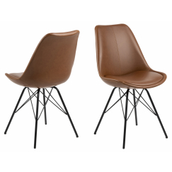 Jídelní židle Eris (SET 2 ks), hnědá