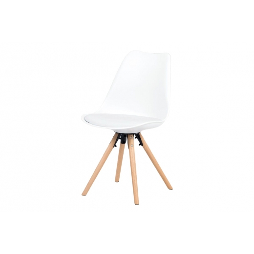 Jídelní židle Erny (SET 2 ks), bílá - 1