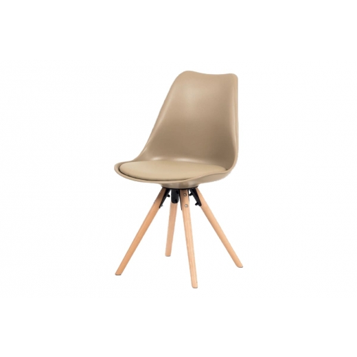 Jídelní židle Erny (SET 2 ks), cappuccino - 1