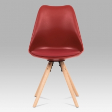 Jídelní židle Erny (SET 2 ks), červená - 8
