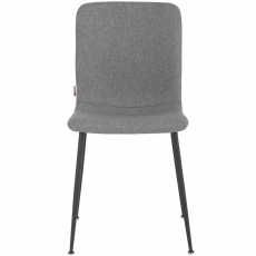Jídelní židle Fatima (SADA 2 ks), tkanina, antracitová - 2