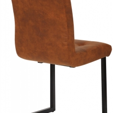 Jídelní židle Feline, textil, hnědá - 4