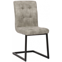 Jídelní židle Feline, textil, zelená