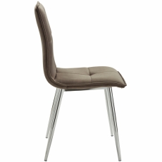 Jídelní židle Fia (SET 2 ks), antracitová - 3