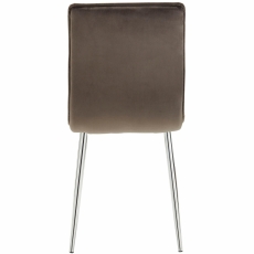 Jídelní židle Fia (SET 2 ks), antracitová - 4