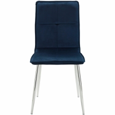 Jídelní židle Fia (SET 2 ks), tmavě modrá  - 2