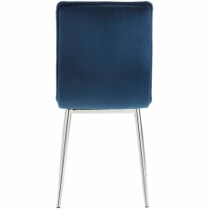 Jídelní židle Fia (SET 2 ks), tmavě modrá  - 4