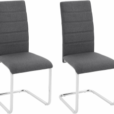 Jídelní židle Firas (SET 2 ks), šedá - 3