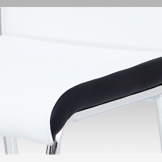 Jídelní židle Flavio (SET 4 ks), černá / bílá - 8