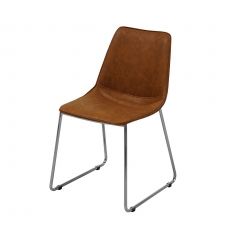 Jídelní židle Francesca (SET 4 ks), koňaková - 1
