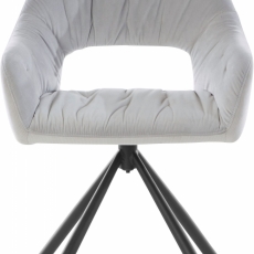 Jídelní židle Garry (SET 2 ks), světle šedá - 2