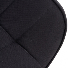 Jídelní židle Gigi, textil, černá - 6