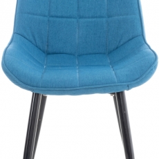 Jídelní židle Gigi, textil, modrá - 3