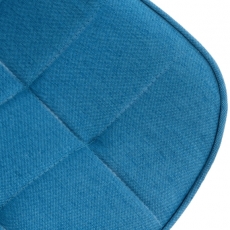 Jídelní židle Gigi, textil, modrá - 6