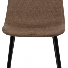 Jídelní židle Giverny, textil, hnědá - 2