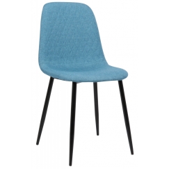 Jídelní židle Giverny, textil, modrá