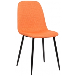 Jídelní židle Giverny, textil, oranžová