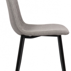 Jídelní židle Giverny, textil, šedá - 3
