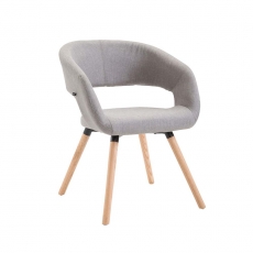 Jídelní židle Gizela textil, přírodní - 6