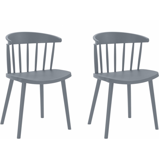 Jídelní židle Gola (SET 2 ks), šedá - 1