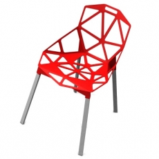 Jídelní židle Guru, červená - 2