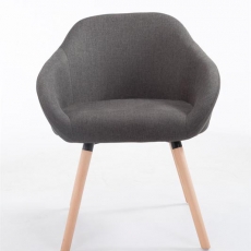 Jídelní židle Harry textil, přírodní nohy - 11