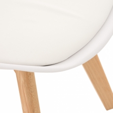 Jídelní židle Helga, bílá - 5