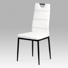 Jídelní židle Henrieta, bílá/černá - 2