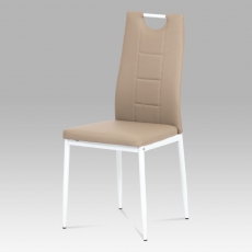Jídelní židle Henrieta, cappuccino/bílá - 2