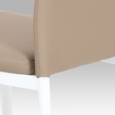 Jídelní židle Henrieta, cappuccino/bílá - 8