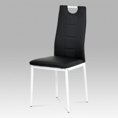 Jídelní židle Henrieta, černá/bílá - 1