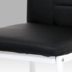 Jídelní židle Henrieta, černá/bílá - 4