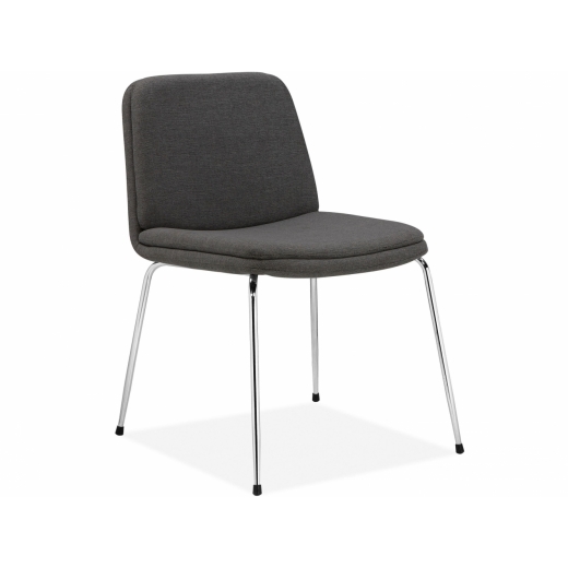 Jídelní židle Hiena (SET 2 ks), antracitová - 1