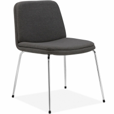 Jídelní židle Hiena (SET 2 ks), antracitová - 1