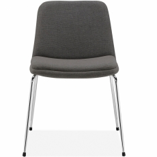 Jídelní židle Hiena (SET 2 ks), antracitová - 2