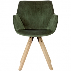 Jídelní židle Hima (SET 2 ks), zelená - 2