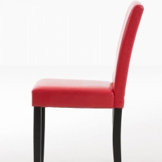 Jídelní židle Ina, červená - 3