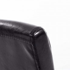 Jídelní židle Ina, syntetická kůže, hnědá - 5