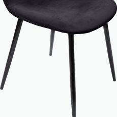 Jídelní židle Ines (SET 4 ks), antracitová - 6