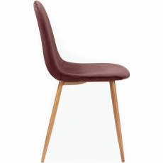 Jídelní židle Ines (SET 4 ks), růžová - 2