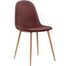 Jídelní židle Ines (SET 4 ks), růžová - 1