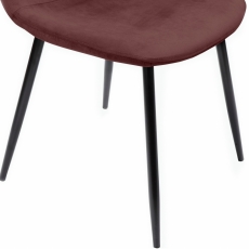 Jídelní židle Ines (SET 4 ks), růžová - 5