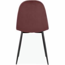 Jídelní židle Ines (SET 4 ks), růžová - 6