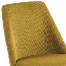 Jídelní židle Ines (SET 4 ks), žlutá - 9