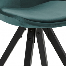 Jídelní židle Iris (SET 2 ks), zelená - 5