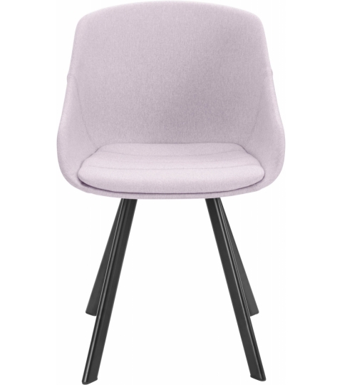 Jídelní židle Iskar (SET 2 ks), antracitová růžová