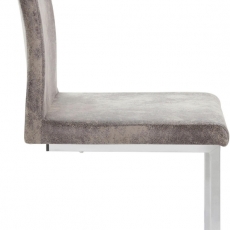 Jídelní židle Jasmi (SET 2 ks), světle šedá - 3