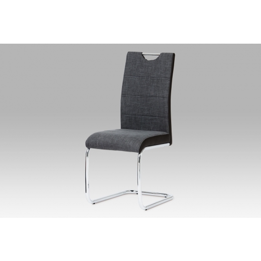 Jídelní židle Jerome, šedá / černá - 1