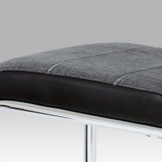 Jídelní židle Jerome, šedá / černá - 6